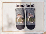 Chaussettes chat motif trop mignon