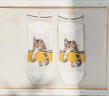 Chaussettes chat motif trop mignon