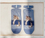 Chaussettes chat motif trop mignon