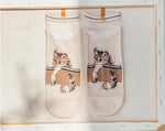 Chaussettes chat motif trop mignon