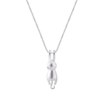 Pendentif chat petite funambule (Argent)