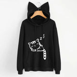 Hoodies chat mignon