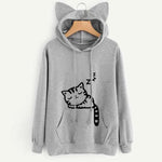 Hoodies chat mignon