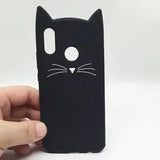 Coque téléphone oreilles chat Huawei