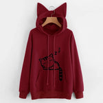 Hoodies chat mignon