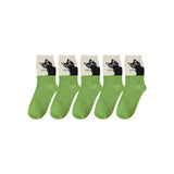 Lot de 5 Chaussettes Chat – Les Pattes Miaou 🐾