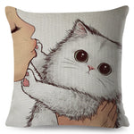 Coussin Chat Mignon 🐾