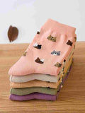 Chaussettes Chat Mignonnes – Lot de 5 Paires