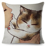 Coussin Chat Mignon 🐾
