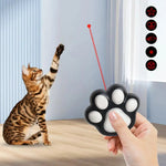 Porte-clé interactif laser chat