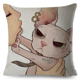 Coussin Chat Mignon 🐾