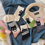 Lot de 5 Chaussettes Chat – Les Pattes Miaou 🐾