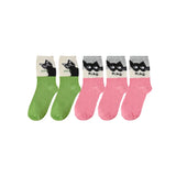 Lot de 5 Chaussettes Chat – Les Pattes Miaou 🐾