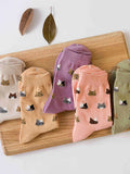 Chaussettes Chat Mignonnes – Lot de 5 Paires