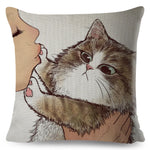 Coussin Chat Mignon 🐾