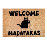 Paillasson "Welcome Madafakas"