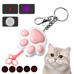 Porte-clé interactif laser chat