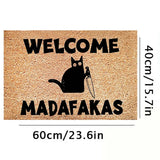 Paillasson "Welcome Madafakas"