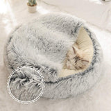 Lit Rond en peluche