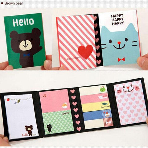 Carnet de Stickers Marque-page chat