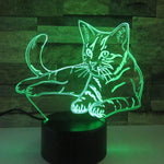 Lampe chat 3D