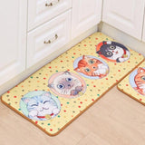 Tapis de sol chat mignons félins