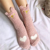 Chaussettes motif chat hiver