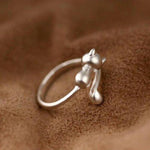 Bague petit chaton (Argent)