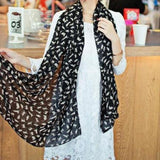 Foulard motifs chat