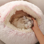 Lit Rond en peluche
